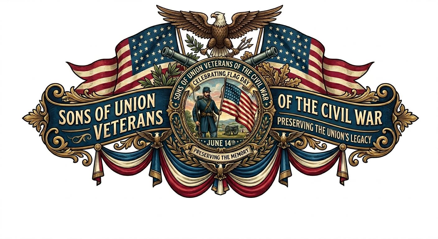 SUVCW Flag Day commemorative logo