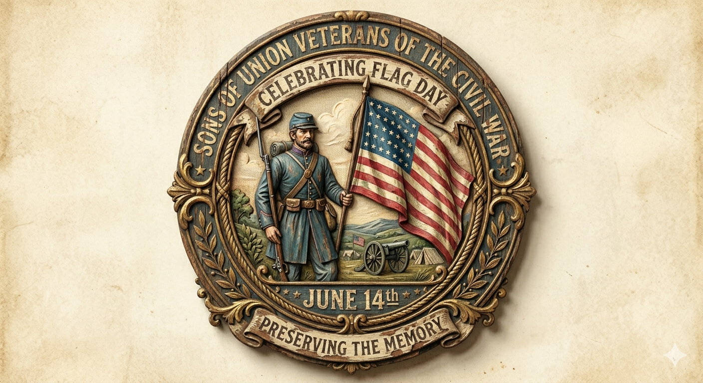 SUVCW Flag Day commemorative logo