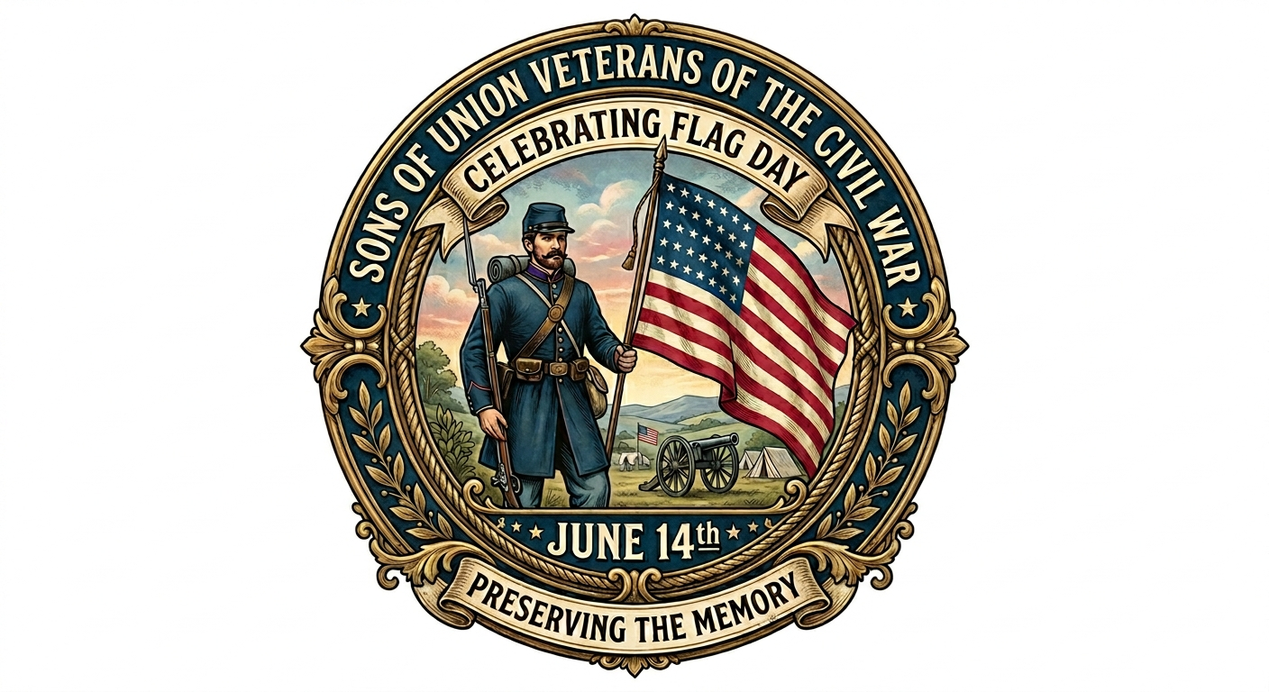 SUVCW Flag Day commemorative logo
