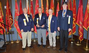 CinC Hritsko with new 1881 Club Members