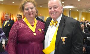 Image taken during the banquet at the 145th National Encampment