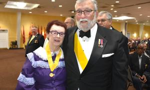 Image taken during the banquet at the 145th National Encampment
