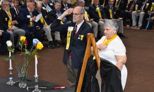 Image taken during the opening ceremony of the 145th National Encampment