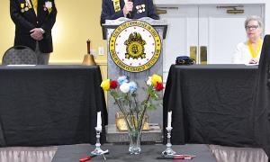 Image taken during the opening ceremony of the 145th National Encampment