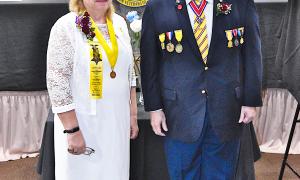 Image taken during the opening ceremony of the 145th National Encampment