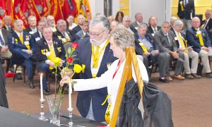 Image taken during the opening ceremony of the 145th National Encampment